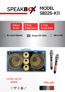 Xu Hướng Loa Xách Tay 2025 – Giải Pháp Âm Thanh Nhỏ Gọn Cho Nhiều Dự Án CONG SUAT 600W