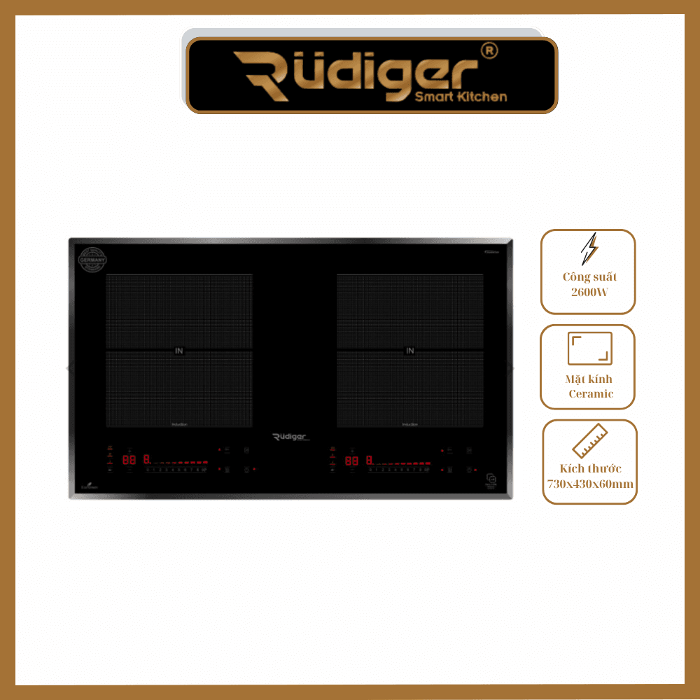 Bếp từ đôi RUDIGER RIC-T66 Bếp từ đôi RUDIGER RIC-T66