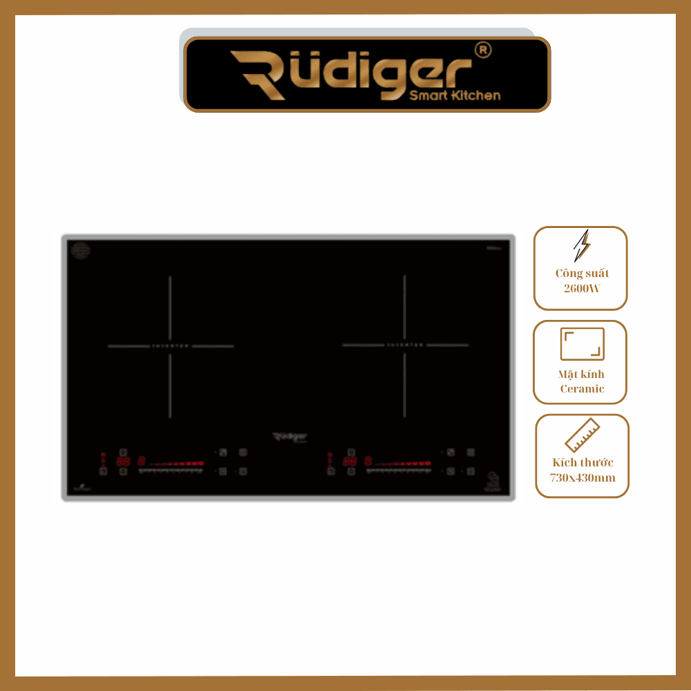 Bếp từ đôi RUDIGER RIC-2366 Plus Bếp từ đôi RUDIGER RIC-2366 Plus