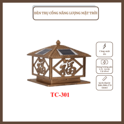 ĐÈN TRỤ CỔNG NĂNG LƯỢNG MẶT TRỜI TC - 301