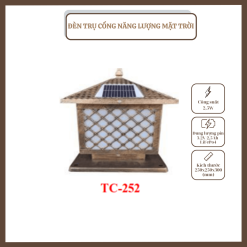 ĐÈN TRỤ CỔNG NĂNG LƯỢNG MẶT TRỜI TC - 252