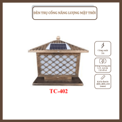ĐÈN TRỤ CỔNG NĂNG LƯỢNG MẶT TRỜI TC - 402