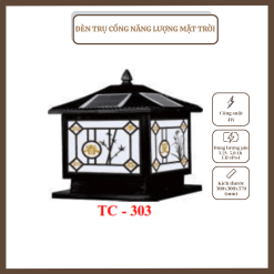 ĐÈN TRỤ CỔNG NĂNG LƯỢNG MẶT TRỜI TC - 303