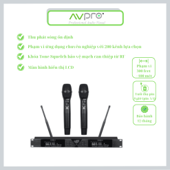 MICRO KHÔNG DÂY AVPRO M-600Plus