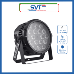 ĐÈN LED SVT PAR OUTDOOR LIGHT 18×12 W RGB-WARM CHỊU NƯỚC NGOÀI TRỜI