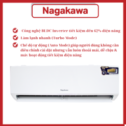 Giỏ Hàng Điều hòa Nagakawa Inverter NIS-C24R2T30 24000Btu/h 1 chiều